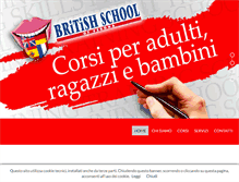 Tablet Screenshot of britishschoolverona.com